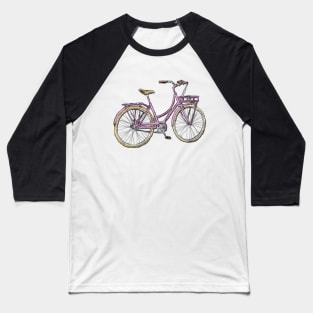 Vintage Bicycle Baseball T-Shirt